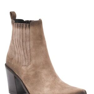 Emanuel Crasto Suede Booties With Heel. Made in Italy